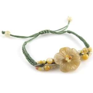   Beads   Turquoise Spiral Weave Adjustable Bracelet Evolatree Jewelry