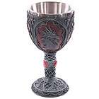 gothic jewelled dragon goblet wine glass drink cup drinking vessel