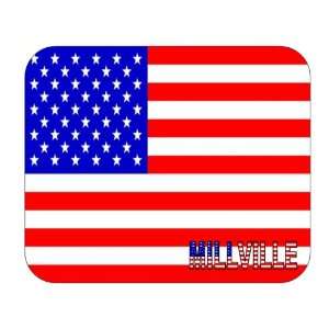  US Flag   Millville, New Jersey (NJ) Mouse Pad Everything 