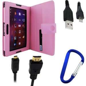  GTMax Pink Durable PU Texture Leather Protector Cover Case 