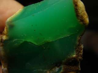 Awesome Gem quality Chrysoprase, The highest quality we found at the 