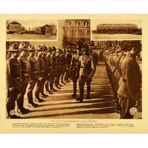  WWI American Military Inspection Chaumont A. E. F. Headquarters 