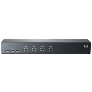  NEW HP 4 Port USB/PS2 KVM Console Switch (AF611A ): Office 