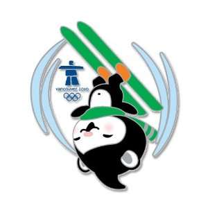  2010 Winter Olympics Miga Aerial Collectible Pin Sports 