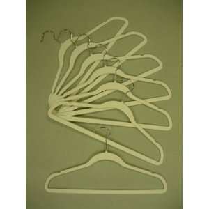  100 Huggable Velvet Hangers   White (White) (10H x 17.5W 