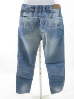 IKKS Light Blue Bleached Distressed Denim Jeans Sz 25  