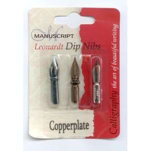   Leonardt 3pc Ink Dip Pen Nib Set   Copperplate