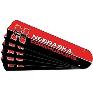  Nebraska Huskers 42 Ceiling Fan Blade Set: Home 