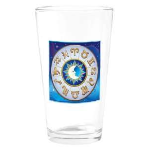  Pint Drinking Glass Zodiac Astrology Wheel: Everything 