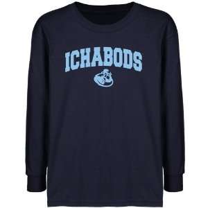  Washburn Ichabods Youth Navy Blue Logo Arch T shirt 