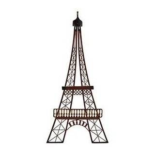 Large 33 Iron Paris Eiffel Tower Wall Statue Art Decor  