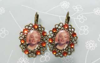 Marilyn Monroe Earrings   Antique Victoriana   Ornate 2 Designs  