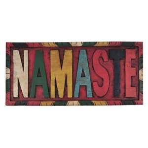  Hand Carved Namaste Sign