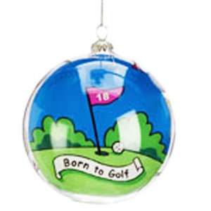  Born to Golf Christmas Ornament