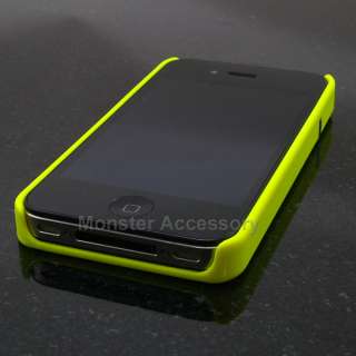   Green Deluxe Chrome Hard Case Snap On Cover For Apple iPhone 4  