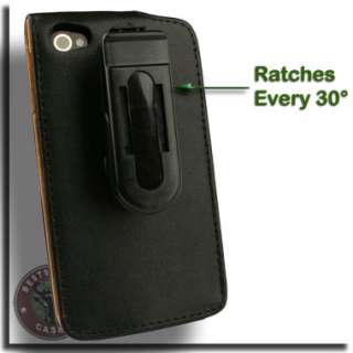 Flip Leather Case for Apple iPhone 4 G S 4G 4S Pouch P Holster Cover 