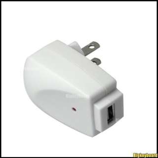 USB Travel Home AC Wall Charger Adaptor for iPod iPhone  