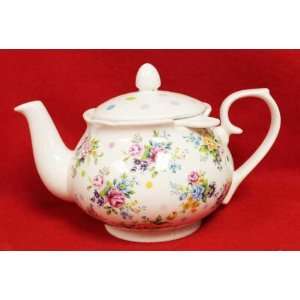  Ashdene Bone China Teapot with Infuser