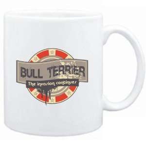 Mug White  Bull Terrier THE INVASION CONTINUES  Dogs  