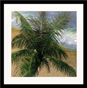 TRADE WINDS Palm art FRAMED PRINT  Jacquelynn Kresman  