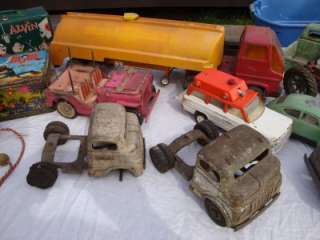  Toys Pressed Steel Trucks Structo Tonka Fisher Price Lunchboxes  