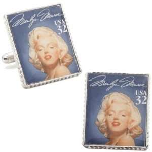  Marilyn Monroe Stamp Cufflinks 