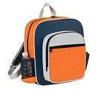 New Tags Navy Blue Backpack Padded IPod CD Player Holder JanPak  