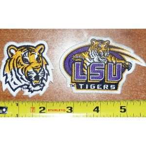  LSU Embroidered iron on patch set