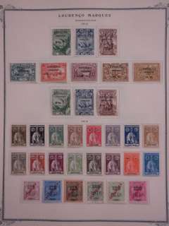 LOURENCO MARQUES  Very nice Mint & Used collection on pages with many 