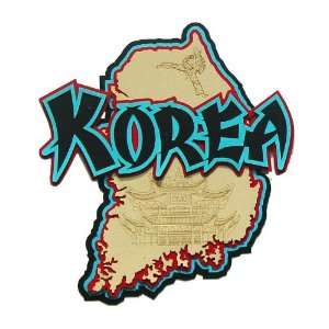  Maps Collection   Die Cuts   Map of Korea: Arts, Crafts & Sewing