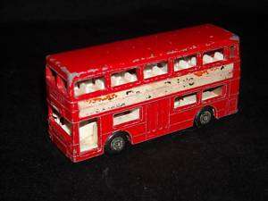 Vintage Lesney Matchbox No. 17 The Londoner 1972 Bus  