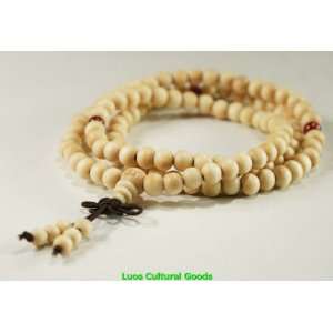  108 Beads Tibetan Prayer Mala Wood Necklace(8MM) N017 (ON SALE 