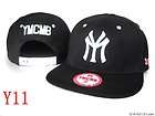 Adjustable YMCMB Snapback Hat/Cap WHITE logo Baseball Cap Hat Adult 