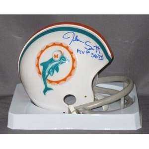  Jake Scott Signed Dolphins Mini Helmet   SB MVP Sports 