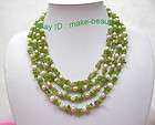 WOW classic 8strands natural red tourmaline green peridot necklace 