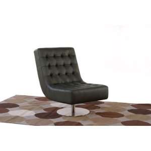  Jazz Black Leather Swivel Accent Chair: Home & Kitchen