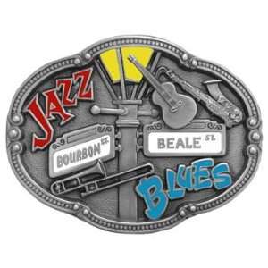  Nashville Jazz & Blues Belt Buckle by Bergamot: Automotive