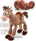 BIGGER 10 NEW Disney Store Toy Story Bullseye Horse Bean Bag Plush 