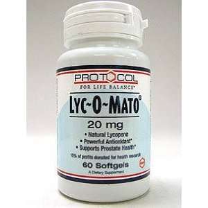  Protocol for Life Balance Lyc O Mato 20mg 60 gels Health 