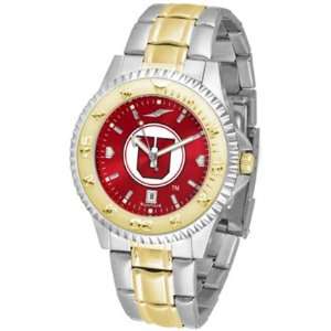  Utah Utes Competitor AnoChrome Two Tone Watch Sports 