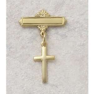   Plated Baby Pin Infant Baptism Communion Jewelry Charm New Jewelry
