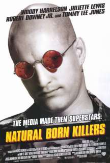 NATURAL BORN KILLERS MOVIE POSTER 2 Sided ORIGINAL Rolled 27x40