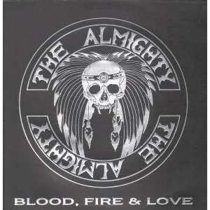    BLOOD FIRE AND LOVE LP (VINYL) UK POLYDOR 1989 ALMIGHTY Music