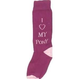  BRAND NAME I Love My Pony Socks