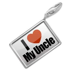  FotoCharms I Love My Uncle   Charm with Lobster Clasp For Charms 