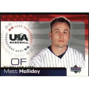  2004 Upper Deck USA Baseball 25th Anniversary 86 Matt 