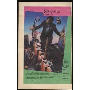  1985 The Best of John Belushi Video Promo Print Ad (Movie 