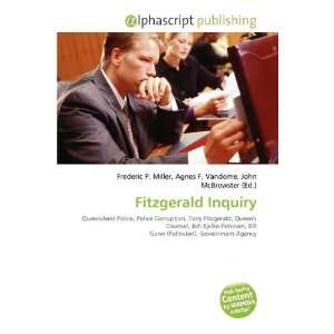 Fitzgerald Inquiry Frederic P. Miller, Agnes F. Vandome, John 