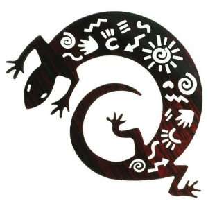 12 Story Lizard (Gecko) Metal Wall Art:  Kitchen & Dining