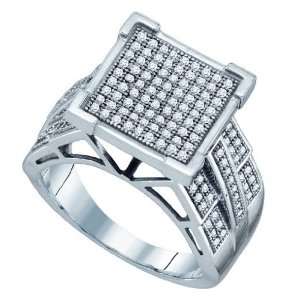  0.50CTW DIAMOND MICRO PAVE RING Size 7 Jewelry